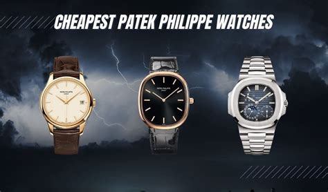 men patek philippe watches price|Patek Philippe cheapest watch price.